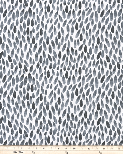 Straight Valance in Lotus Italian Denim Blue, Aqua, White, Custom Made, Fully Lined