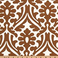 Faux Roman Shade Valance in Caramel Brown or Ecru and Natural Print, Fully Lined, Custom Made Kitchen Valance, Farmhouse Kitchen Curtains