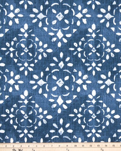 Straight Valance in Charcoal Grey and White or Blue and White Stencil Print, Fully Lined, Custom Made Modern Farmhouse Kitchen Valance