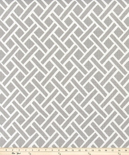 Straight Custom Valance in Grey and Cream Diamond Geographic Print, Fully Lined, 100% Cotton, Custom Made Valance, Curtains, Flat Valance