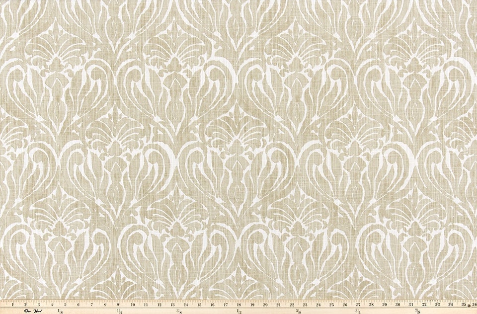 Straight Custom Valance in Joash Gobi Cotton Slub Fabric, Fully Lined, Custom Made, 100% Cotton