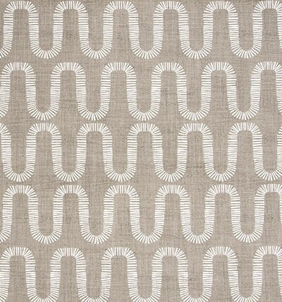 Straight Custom Valance in French Grey or Ecru Beige and White Print, 100% Cotton Slub Fabric, Fully Lined, Custom Made Valance Curtains