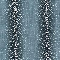 Modern Single Fold Roman Valance in Antelope Print of Blue and White or Taupe and White Print, Fully Lined, 100% Cotton Window Treatments