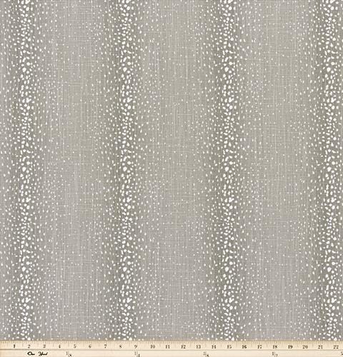 Modern Single Fold Roman Valance in Antelope Print of Blue and White or Taupe and White Print, Fully Lined, 100% Cotton Window Treatments