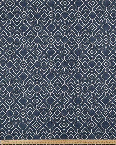 Straight Modern Valance in Navy and Natural or Grey and Natural Trellis Print on Cotton Canvas Fabric. Custom Made Rustic Kitchen Valance