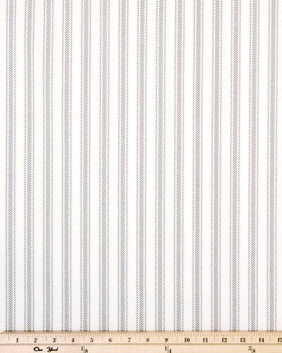 Straight Valance Custom Made in Black or Gray and White Ticking Stripe, Fully Lined Modern Farmhouse Kitchen Valance 100% Cotton