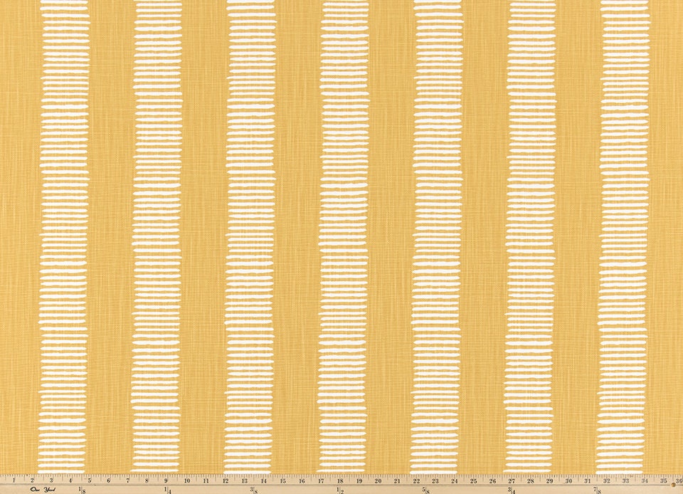 Straight Custom Valance in Modern Bold Yellow or Iron and White Print White on Premium Slub Linen Fabric, Fully Lined Valance