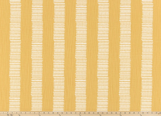 Straight Custom Valance in Modern Bold Yellow or Iron and White Print White on Premium Slub Linen Fabric, Fully Lined Valance