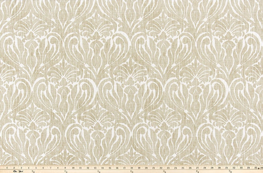 Straight Custom Valance in Joash Gobi Cotton Slub Fabric, Fully Lined, Custom Made, 100% Cotton