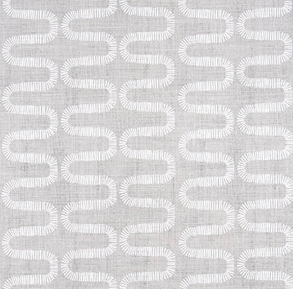Straight Custom Valance in French Grey or Ecru Beige and White Print, 100% Cotton Slub Fabric, Fully Lined, Custom Made Valance Curtains